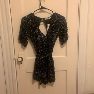 Abercrombie & Fitch polka dot romper